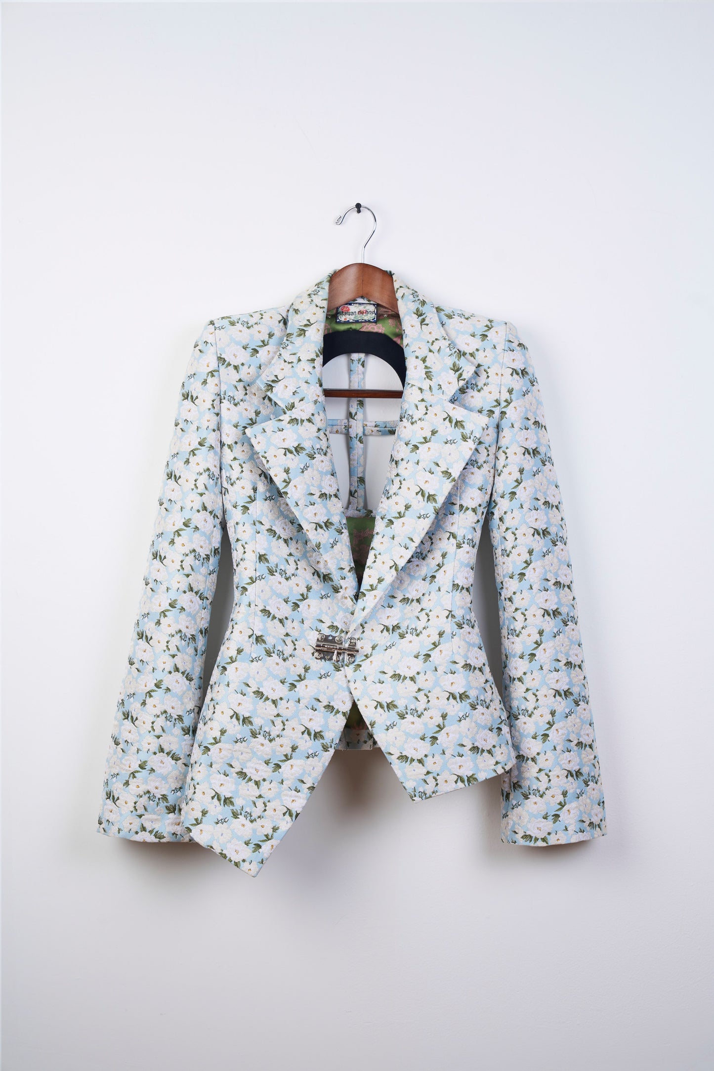 LA LUNETTE WINDOW’ DAISY BLOSSOM ASYMMETRIC BLAZER