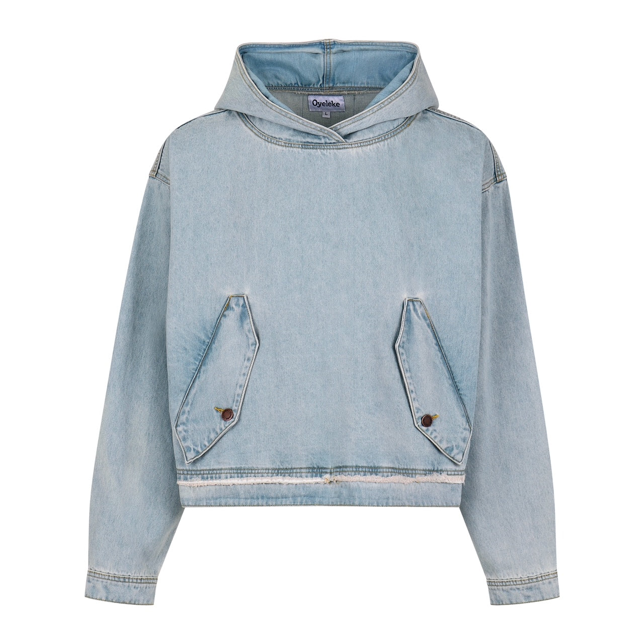 Blue Denim Hoodie