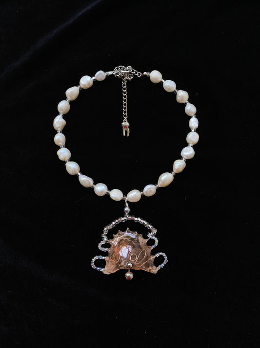 Pearl Retainer Necklace