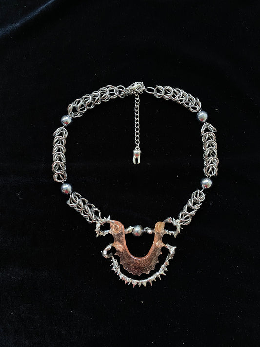 Spiked Retainer Necklace