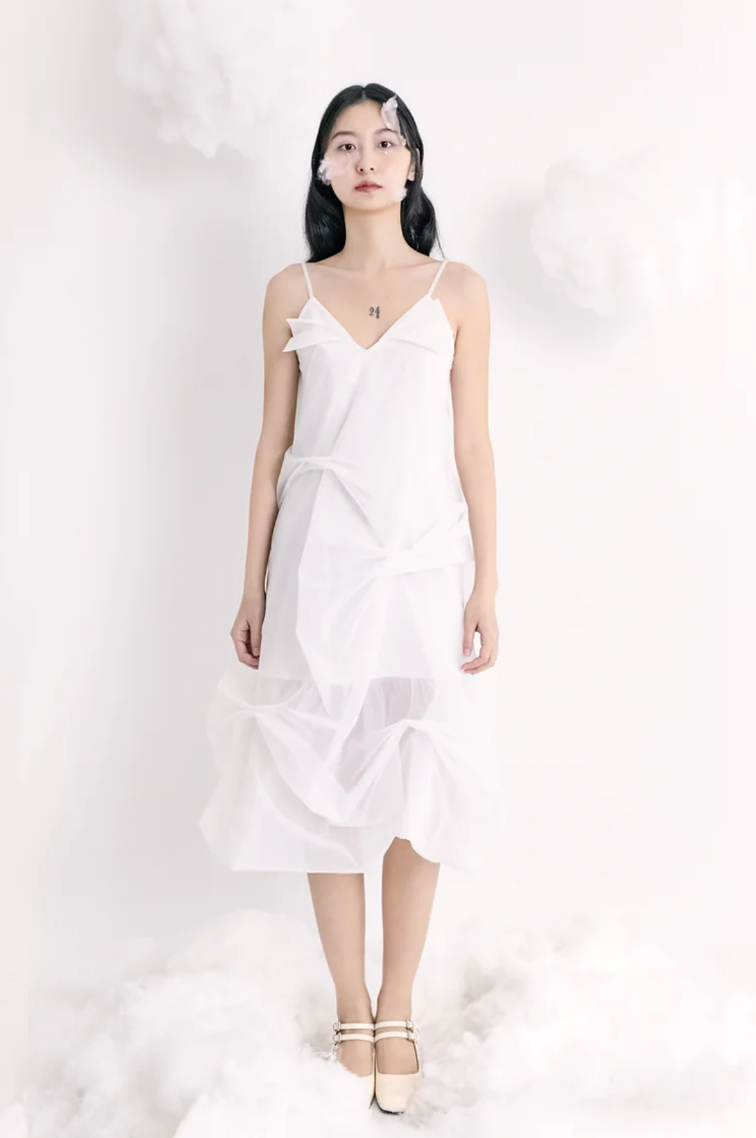 Cloud dress-white