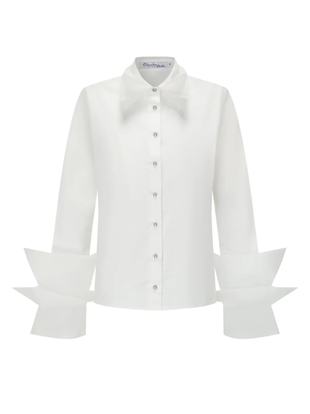 Organza shirt-white